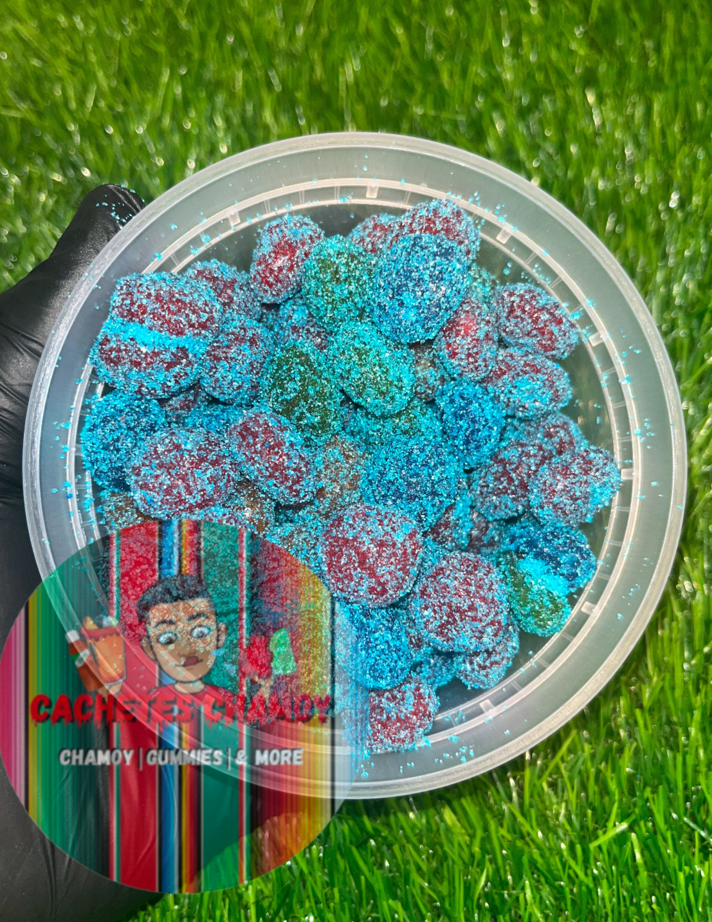 Sour Blue Razz Gushers